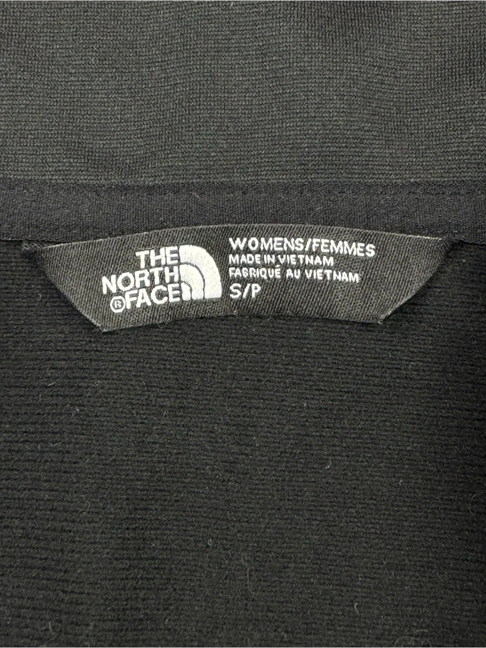 The North Face Cinder 100wt Fleece Jacket Women’s Small Black Gray Full Zip